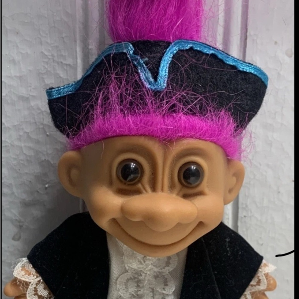Pink-Haired Colonial Troll Doll